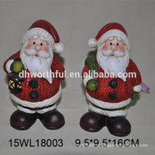 2016 design atraente santa claus cerâmica para decoração de Natal